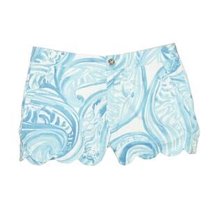 Lilly Pulitzer Size 2 Blue White The Buttercup Shorts